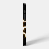 おしゃれなブラック iPhoneケース (左側面)