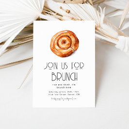 おしゃれなブランチパーティー招待状テンプレート 招待状