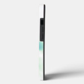 おしゃれなブルーの水彩抽象モノグラム Case-Mate iPhoneケース (裏面 / 左)