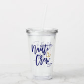 おしゃれなブルーコースト ブライズメイド アクリルタンブラー (裏面)