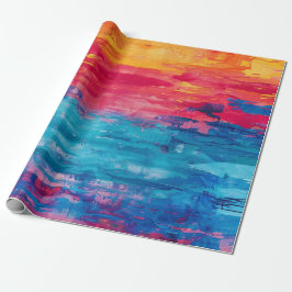 おしゃれなプレミアムモノグラム独身最後の女友達パーティー ラッピングペーパー