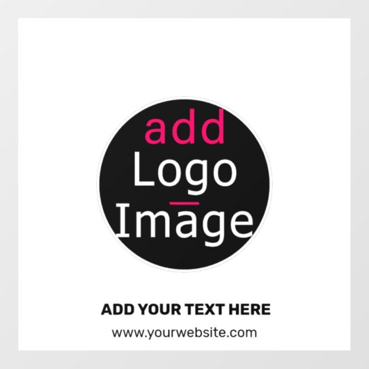 おしゃれなプロフェッショナルビジネスカスタマイズロゴ ウィンドウサイン (シート)