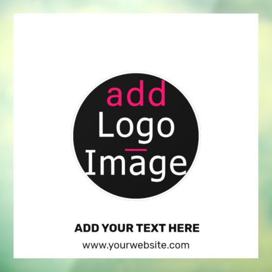 おしゃれなプロフェッショナルビジネスカスタマイズロゴ ウィンドウサイン (シート3)