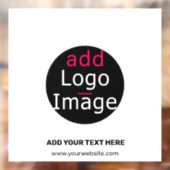 おしゃれなプロフェッショナルビジネスカスタマイズロゴ ウィンドウサイン (シート2)