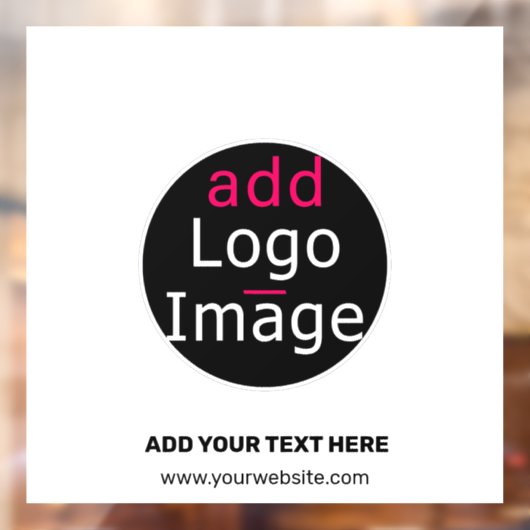 おしゃれなプロフェッショナルビジネスカスタマイズロゴ ウィンドウサイン (シート2)