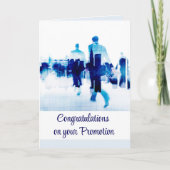 おしゃれなプロモーションお祝いカード カード (正面)