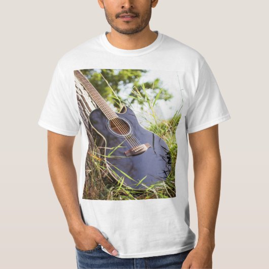 おしゃれなベースギター Tシャツ (正面)