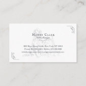 おしゃれなペットサロン ポメラニアン & ゴールデンレトリバー 犬 名刺 (裏面)