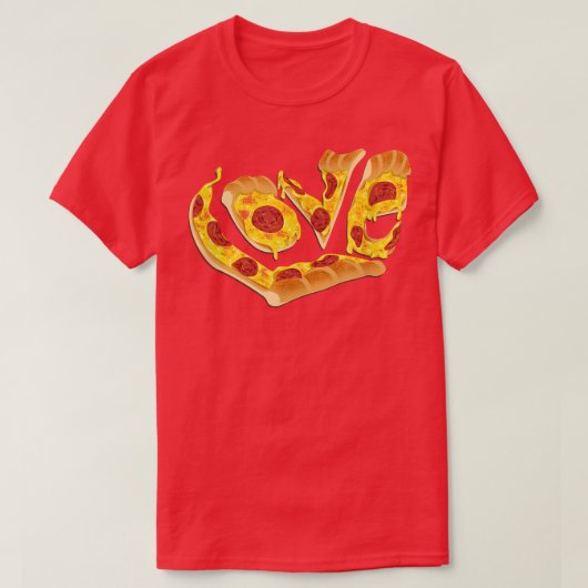 おしゃれなペペロニピザ好きのフード好き 33265655 Tシャツ (デザイン正面)
