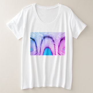 おしゃれなホリデーアクティビティへの氷のトンネル プラスサイズTシャツ