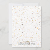 おしゃれなホリデーカード+カラーマッチングタイポグラフィ シーズンカード (裏面)