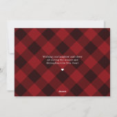 おしゃれなホリデーカード シーズンカード (裏面)