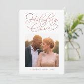 おしゃれなホリデーカード 編集可能 カラー ベリー・ベリー・スイート シーズンカード (スタンド正面)