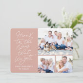 おしゃれなホリデー カード 編集可能な色のデザイン (スタンド正面)