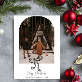 おしゃれなホリデー モダン フォト クリスマス ホリデー カード