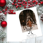 おしゃれなホリデー モダン フォト クリスマス ホリデー カード