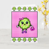 おしゃれなポジティブピクル | 面白ピクルコレクション カード (黄色い花)