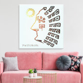 おしゃれなマチュ・ピチューの絵 キャンバスプリント (インサイチュ (リビング))