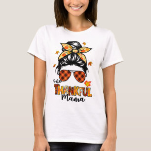 おしゃれなママのワガママバン ファンキー ママのサンクスギビング Tシャツ