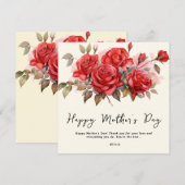 おしゃれなママへのギフト | 母の日におすすめ シーズンカード (正面/裏面)