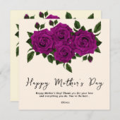 おしゃれなママへのギフト｜母の日におすすめ シーズンカード (正面/裏面)