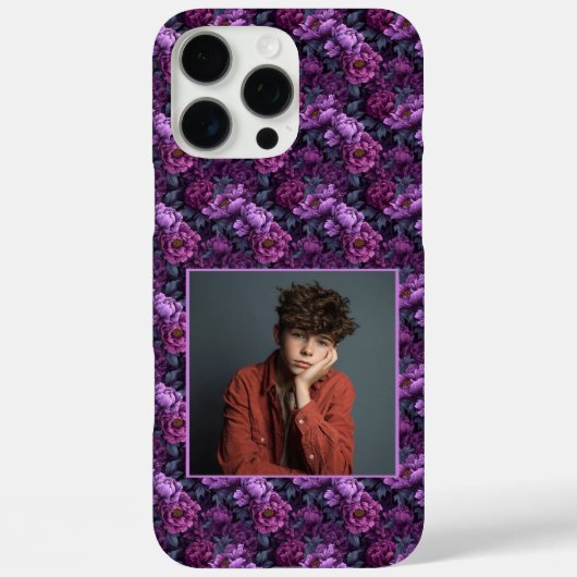 おしゃれなママへの母の日ギフト ぼたん カスタム Case-Mate iPhoneケース (裏面)
