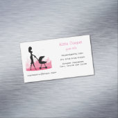 おしゃれなママ押しベビー車 マグネット名刺 (インサイチュ)