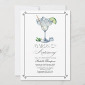 おしゃれなマルグと結婚式 マグリタ ブライダルシャワーの招待状 招待状 (正面)