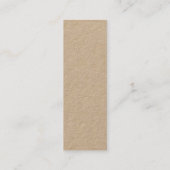 おしゃれなミニギフタグ 2個セット スキニー名刺 (裏面)