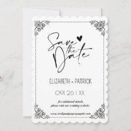 おしゃれなミニマリスト、あなたの写真が愛に満ちて 招待状