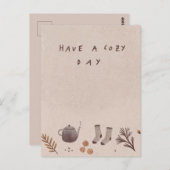 おしゃれなミニマルな日々を願うポストカード ポストカード (正面/裏面)