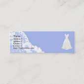 おしゃれなミニ名刺 スキニー名刺 (正面)