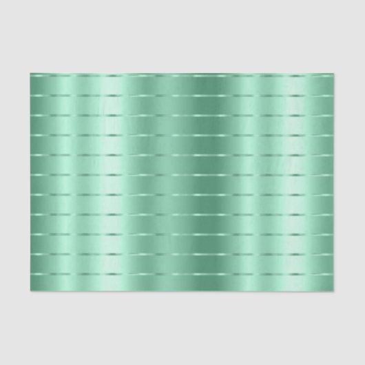 おしゃれなミントグリーンのリボンボウ ブライダルシャワー 薄葉紙 (正面)