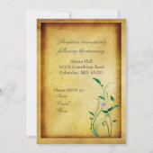 おしゃれなメイソンジャー 招待状 (裏面)