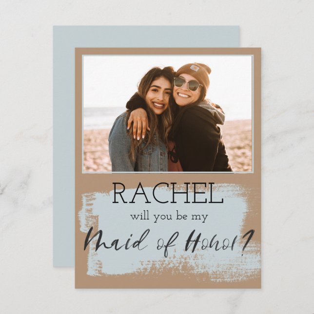 おしゃれなメイドオブオナー写真 (正面/裏面)