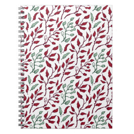 おしゃれなメモ帳のための花柄スパイラルノートブック ノートブック