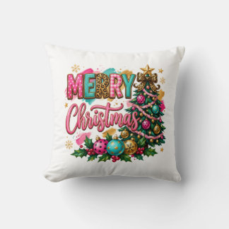 おしゃれなメリークリスマス クッション