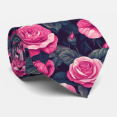 おしゃれなメンズの誕生日プレゼント ローズ ネクタイ (ロール)