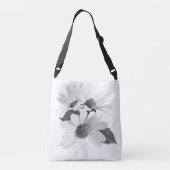 おしゃれなモダンなデイジー スタイリッシュ ニュートラルなクロスボディバッグ クロスボディバッグ (裏面)