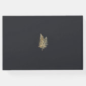 おしゃれなモダンな農村の納屋の結婚式 ゲストブック (裏面)