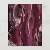 おしゃれなモダンウェディングのSave the Dateカード（前もって結婚の予定をお知らせするカー (裏面)