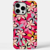 おしゃれなモダンカラフルフラワーパターン Case-Mate iPhoneケース (裏面)