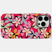 おしゃれなモダンカラフルフラワーパターン Case-Mate iPhoneケース (裏面 (横))