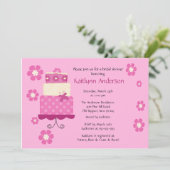 おしゃれなモダンケーキ ブライダルシャワー招待状 招待状 (スタンド正面)