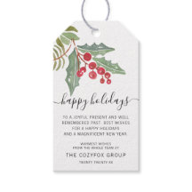 おしゃれなモダンスクリプト ホリーベリー