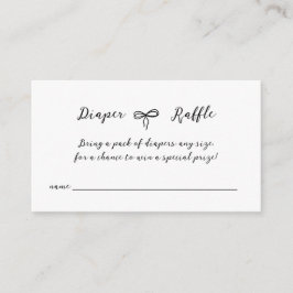 おしゃれなモダンミニマリストニュートラルベビーシャワー エンクロージャーカード