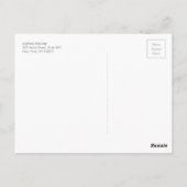 おしゃれなモダンミニマリストプロフェッショナルビューティ ポストカード (裏面)