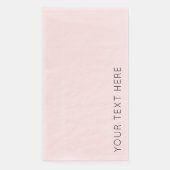 おしゃれなモダンミニマルテンプレート ピンクのテキストを追加 (正面)