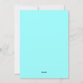 おしゃれなモダン タイポグラフィ ファミリー クリスマス フォト (裏面)