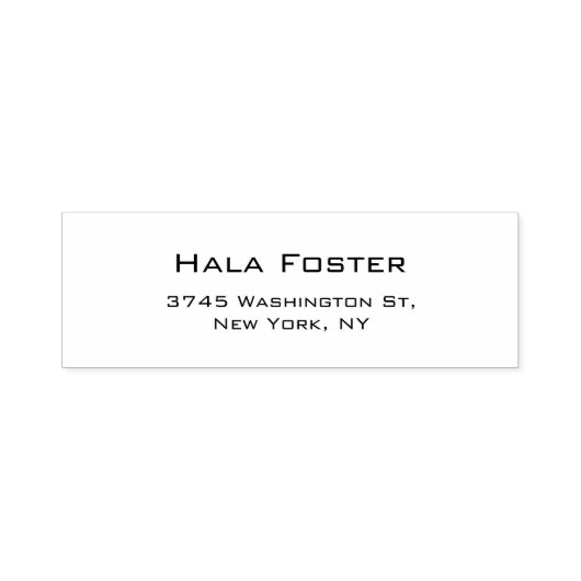 おしゃれなモノクロ シンプル エレガント モダンスタイル セルフインキングスタンプ (デザイン)